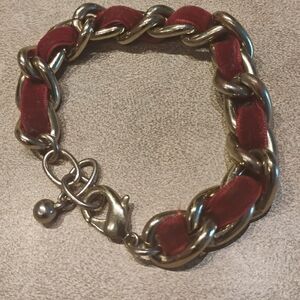 Sterling Silver Designer Inspired Link Chain Bracelet
